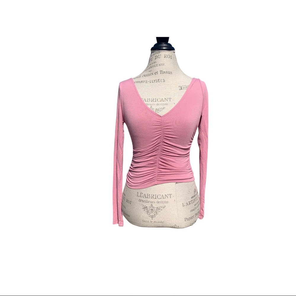 *SOLD Pink Rouged Long Sleeve